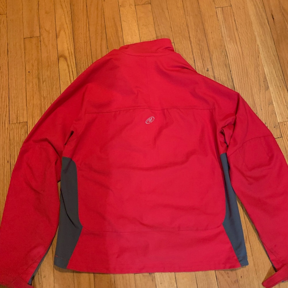 Cloudveil Windbreaker Jacket Red Medium Mens - image 4